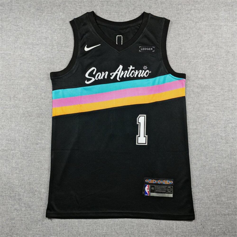 Mens Youths Select Victor Wembanyama Black Jersey Stitched